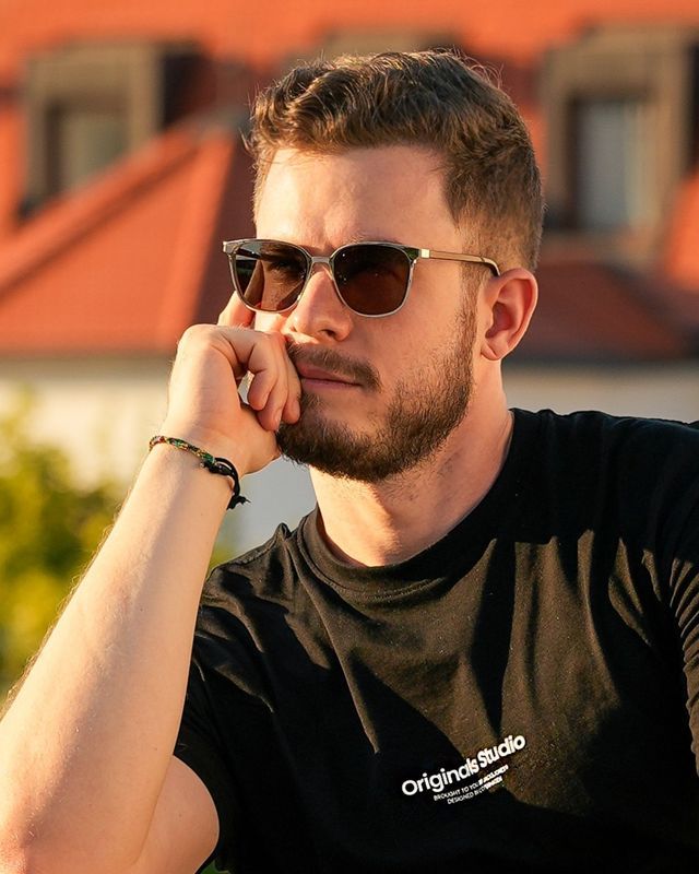 Tim Manhalter bei der Arbeit