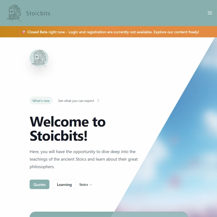 Stoic Philosophy Platform